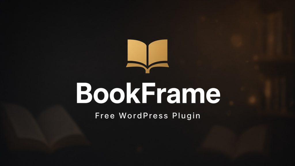 BookFrame WordPress plugin featured image