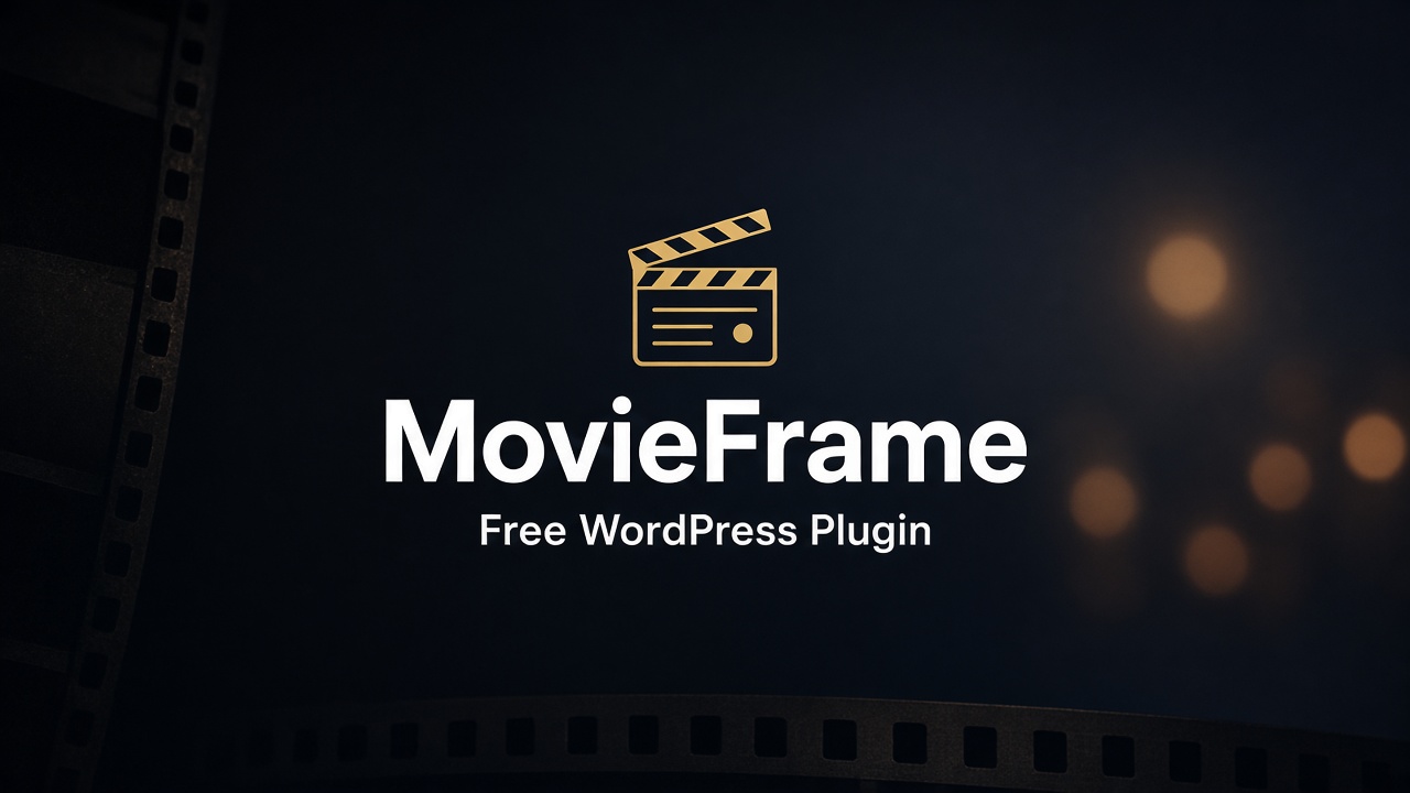 MovieFrame WordPress plugin featured image