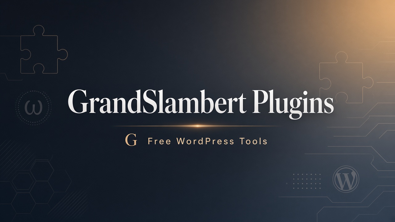 WordPress Elementor plugins from GrandSlambert